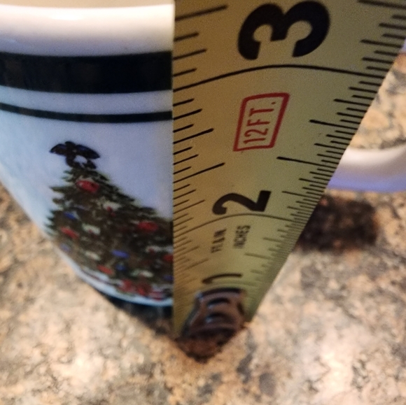 Trisa Stoneware Christmas Tree Coffee Cups, Set of 3 - Picture 6 of 6